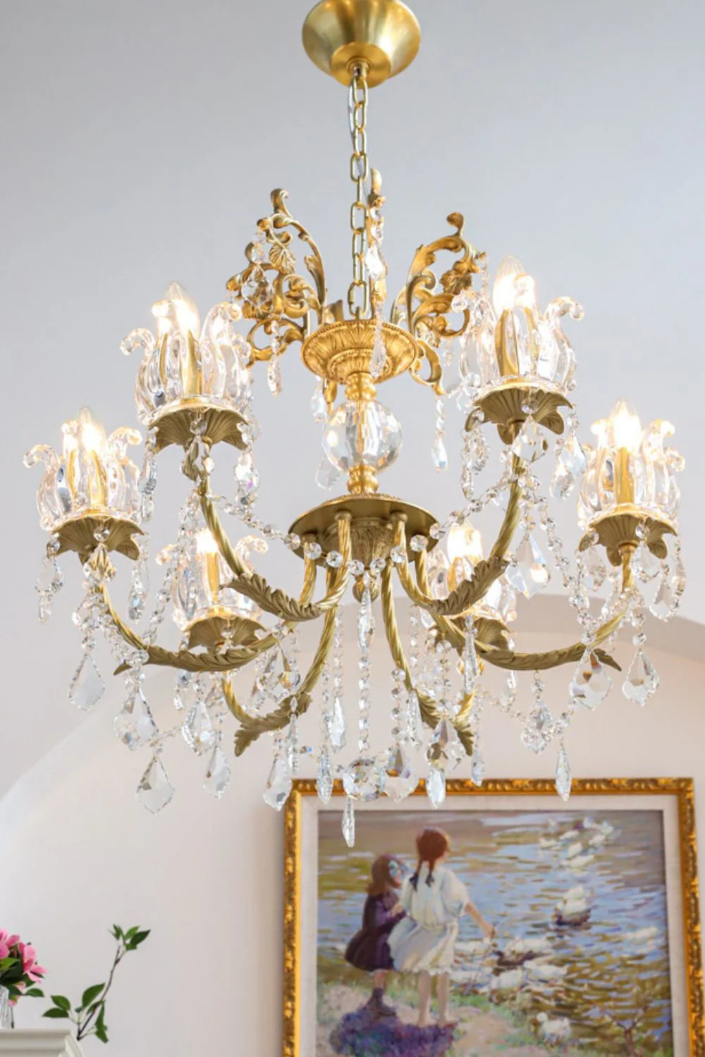 French Crystal Chandelier - Image 8