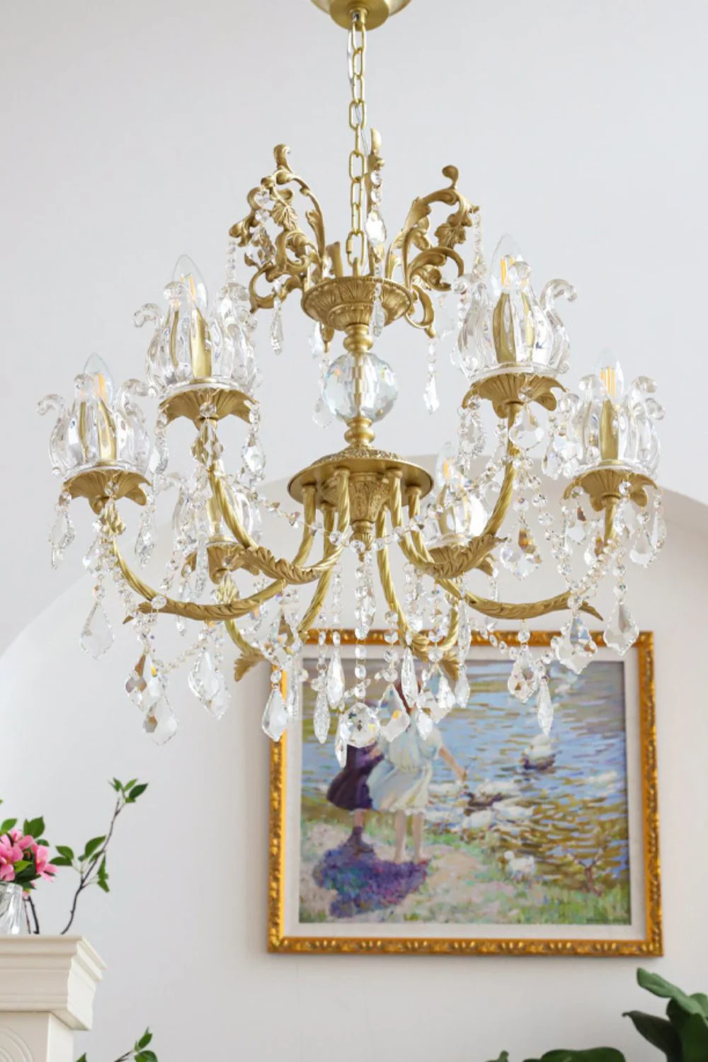 French Crystal Chandelier - Image 9