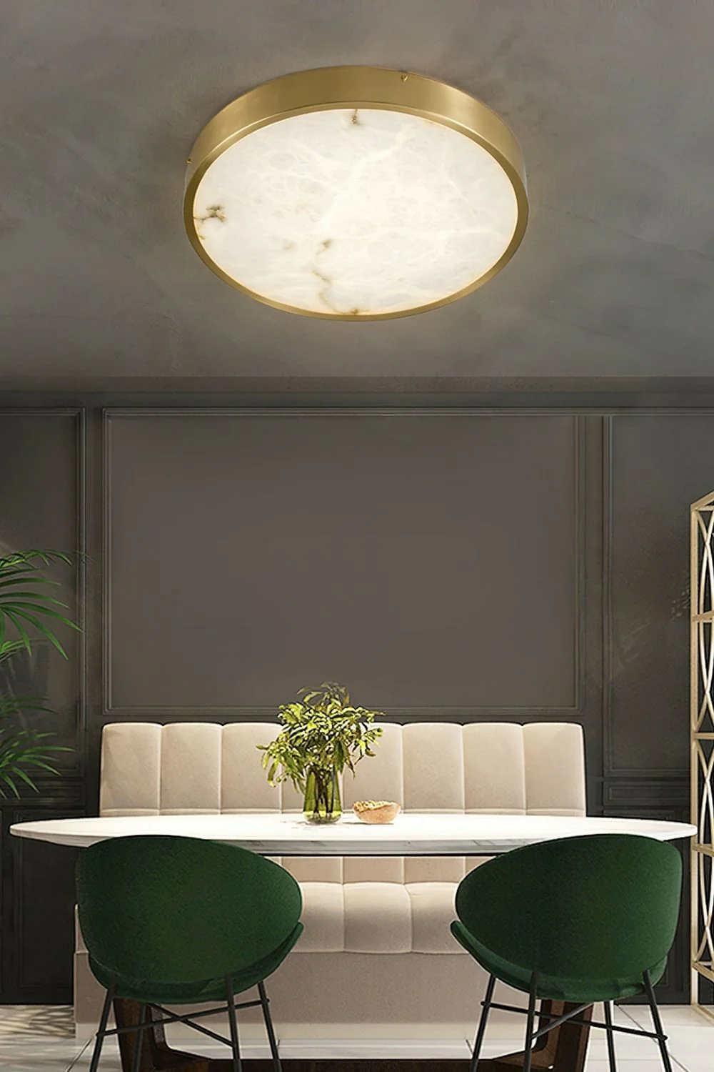 Geometric Alabaster Recessed Ceiling Light - Image 7