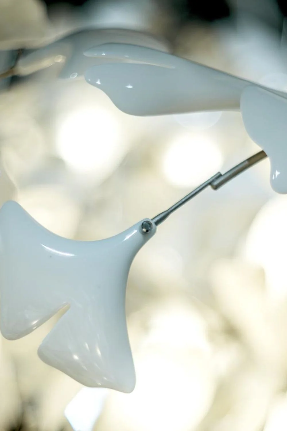 Cermaic Leaf Gingko Chandelier F - Image 10