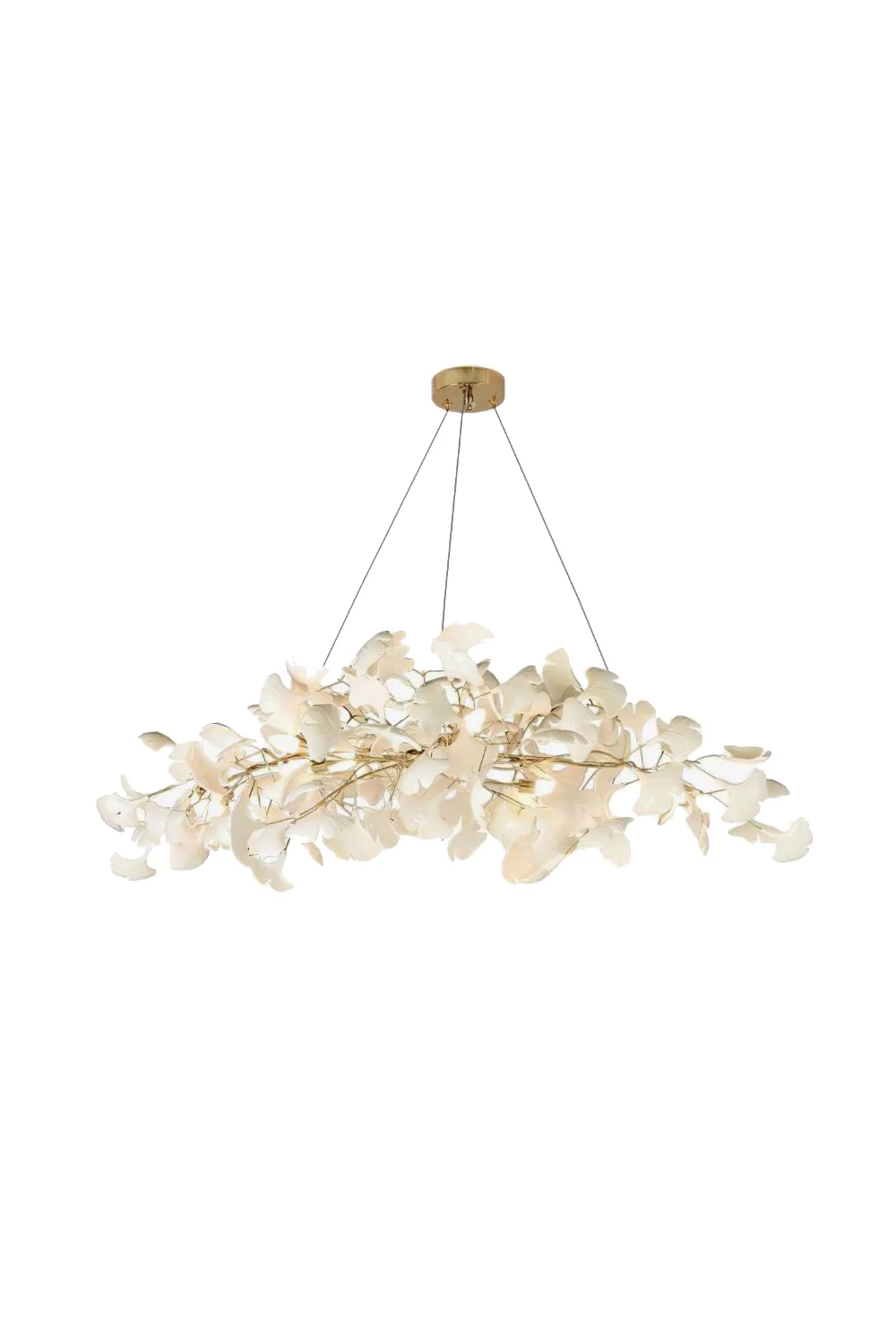 Cermaic Leaf Gingko Chandelier N