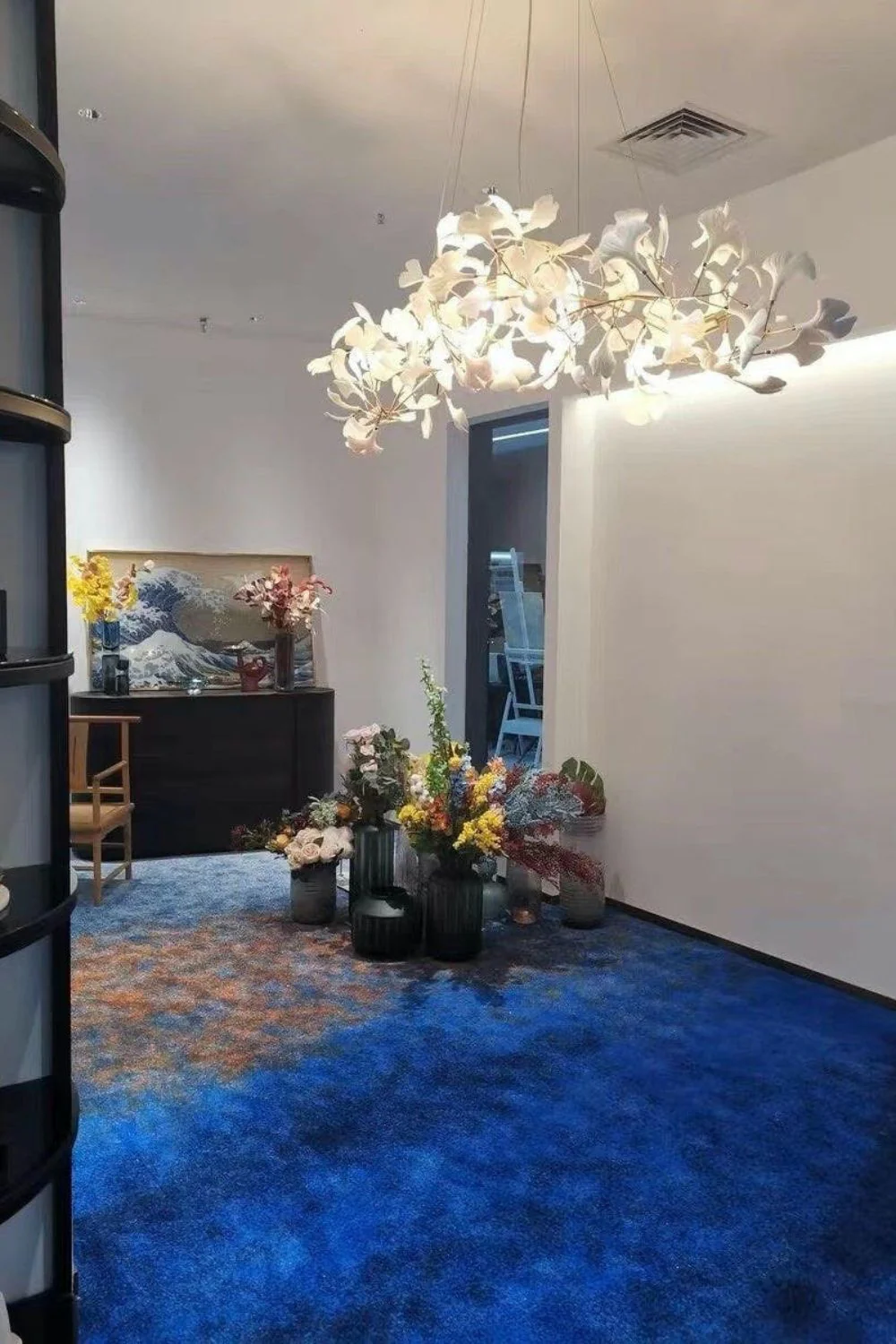 Cermaic Leaf Gingko Chandelier N - Image 12