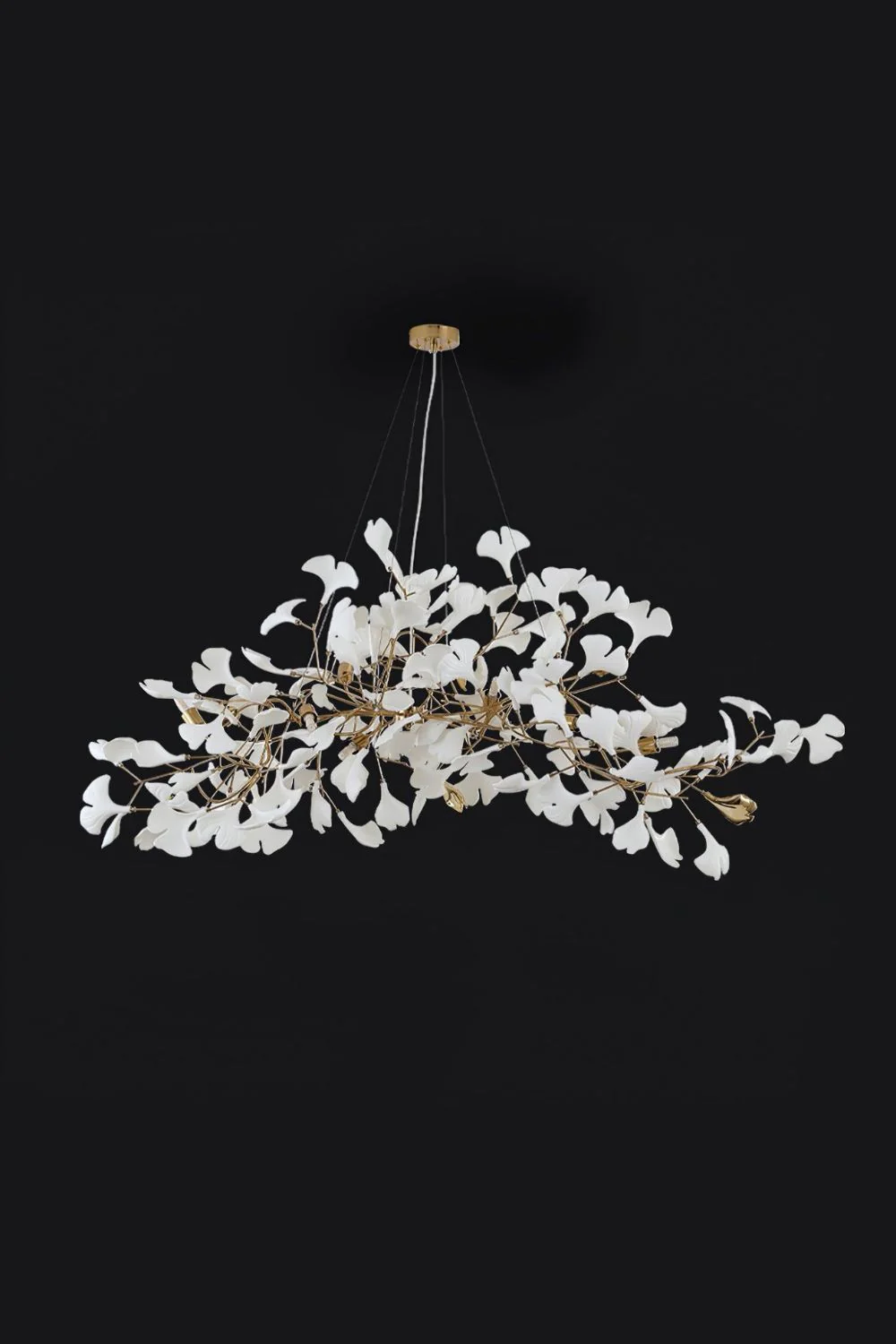 Cermaic Leaf Gingko Chandelier N - Image 19