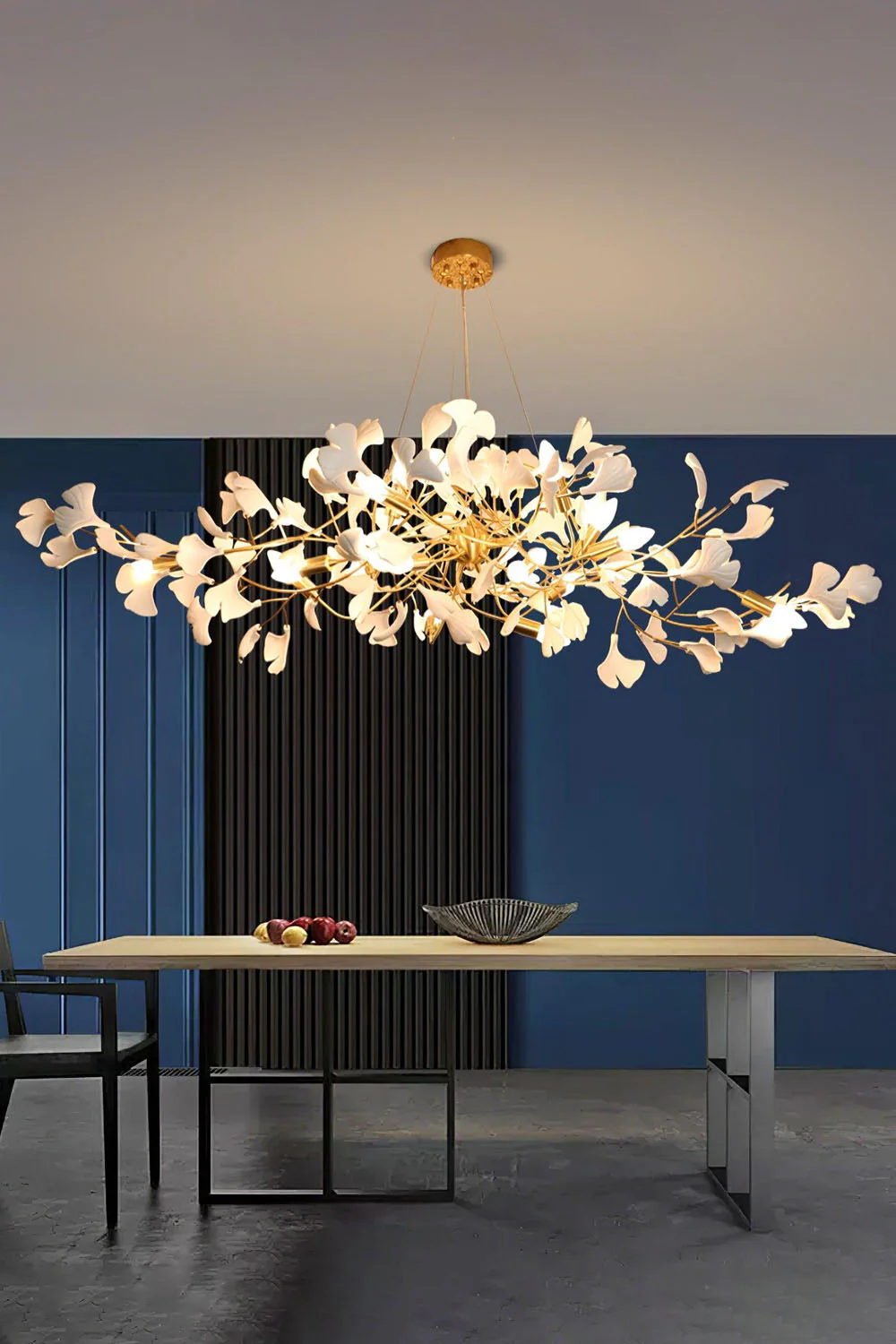 Cermaic Leaf Gingko Chandelier N - Image 4