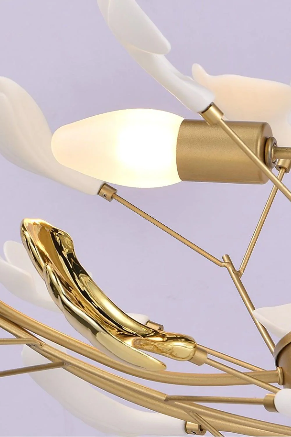 Cermaic Leaf Gingko Chandelier S - Image 17