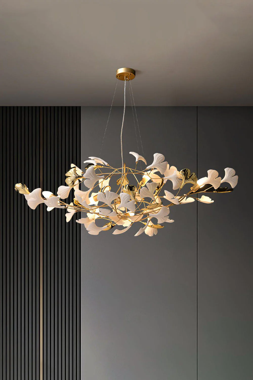 Cermaic Leaf Gingko Chandelier S - Image 4