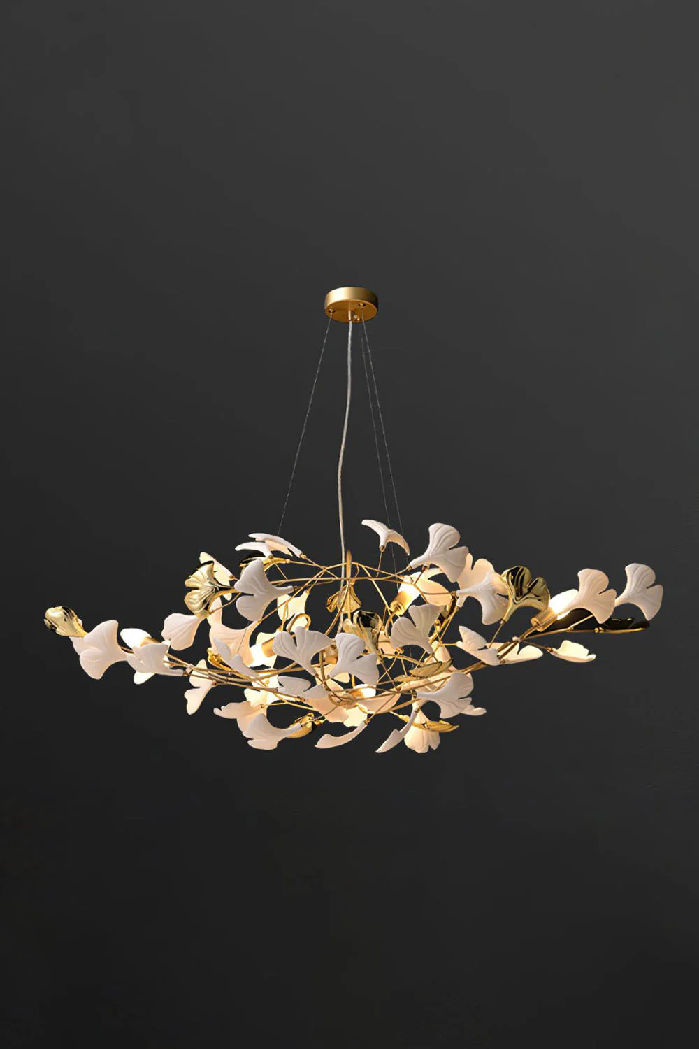 Cermaic Leaf Gingko Chandelier S - Image 9