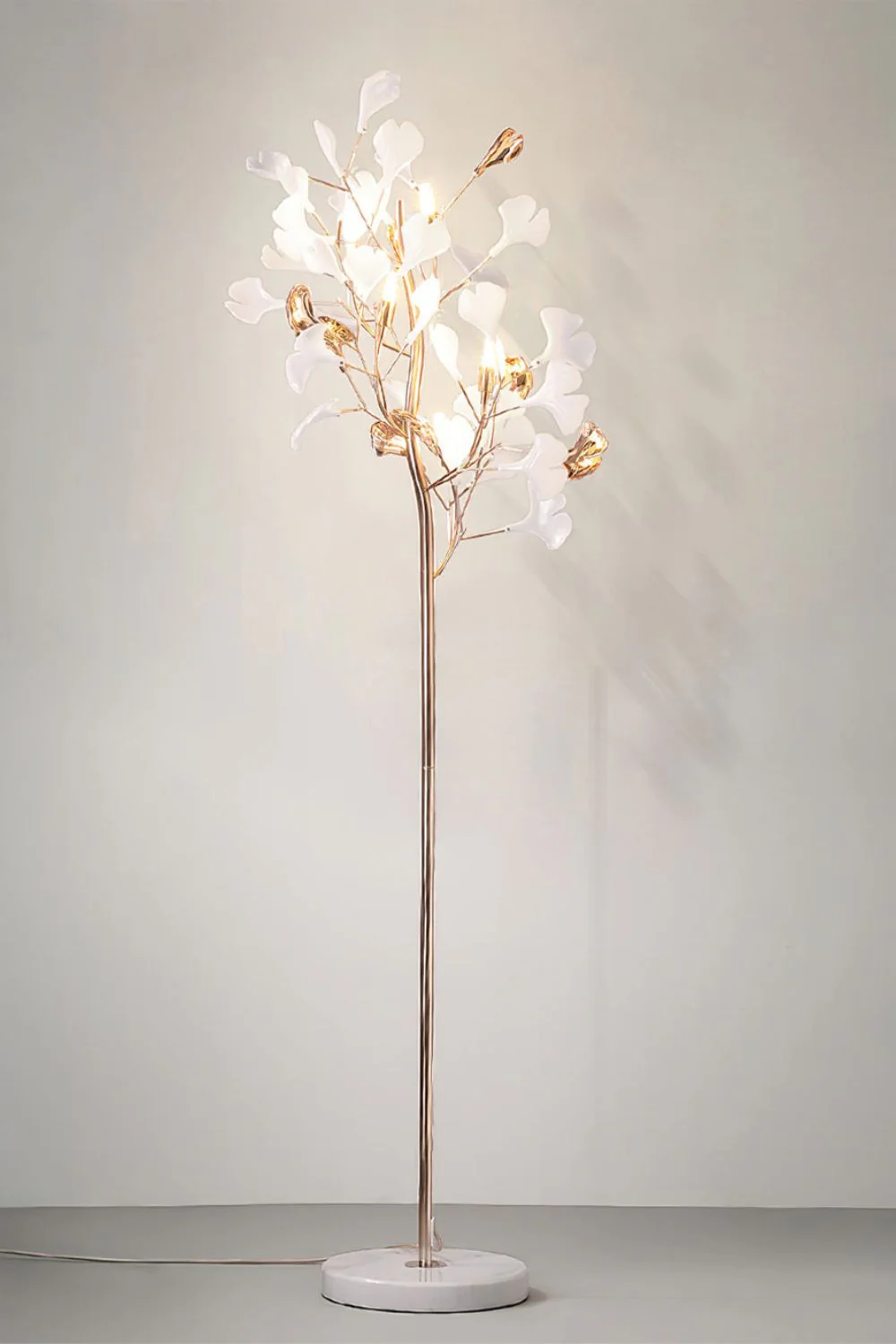 Cermaic Leaf Gingko Floor Lamp - Image 7