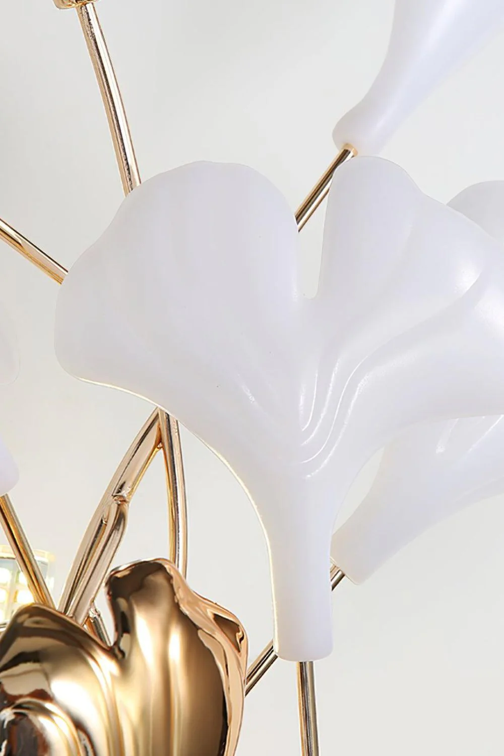 Cermaic Leaf Gingko Wall Lamp - Image 13