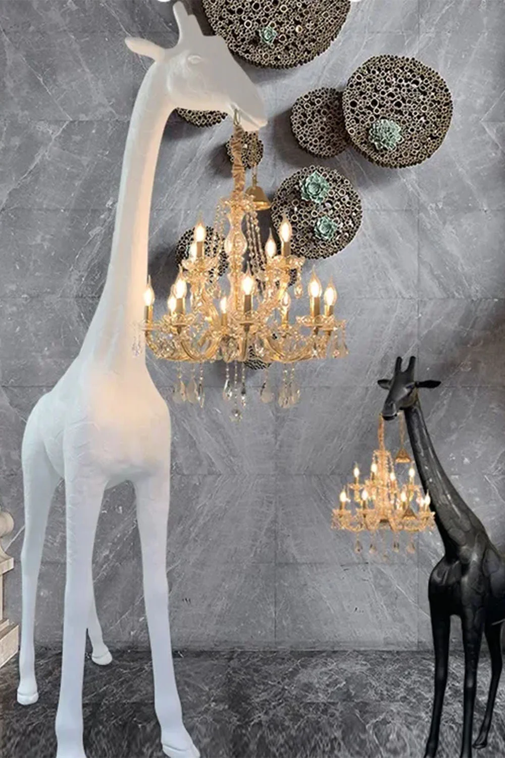Giraffe Sculpture Floor Lamp - Image 7
