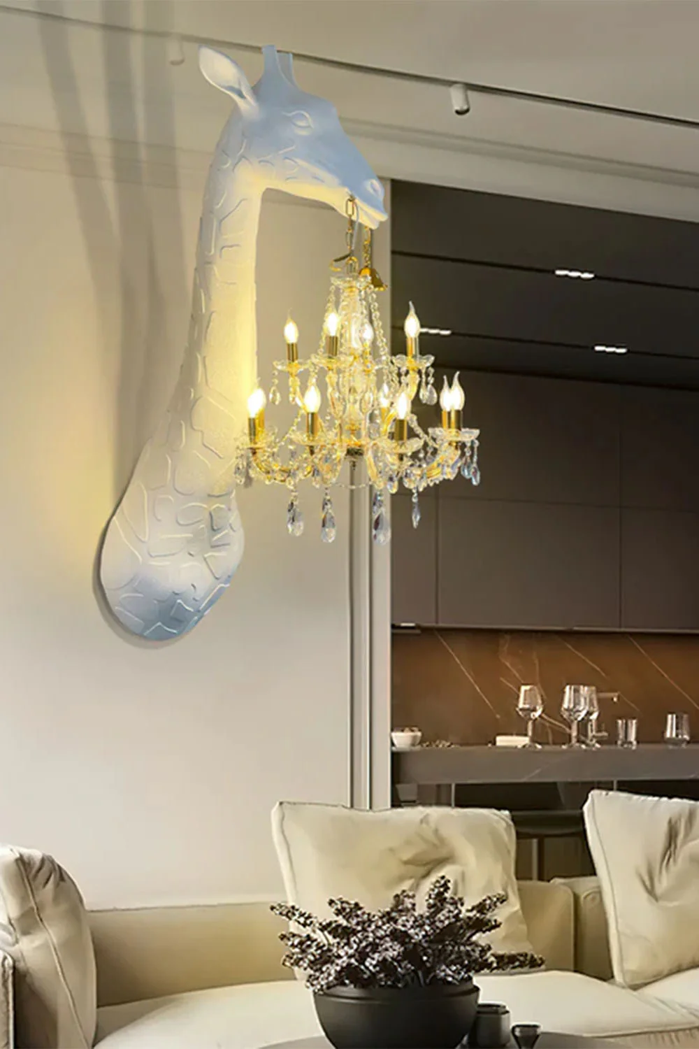 Giraffe Sculpture Wall Lamp - Image 10