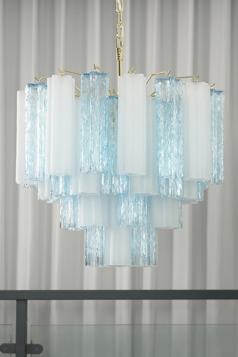 Glacier Ice Glass Chandelier - Image 10