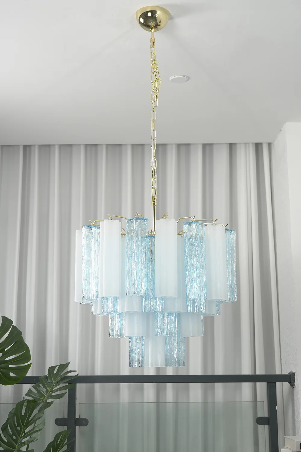 Glacier Ice Glass Chandelier - Image 11