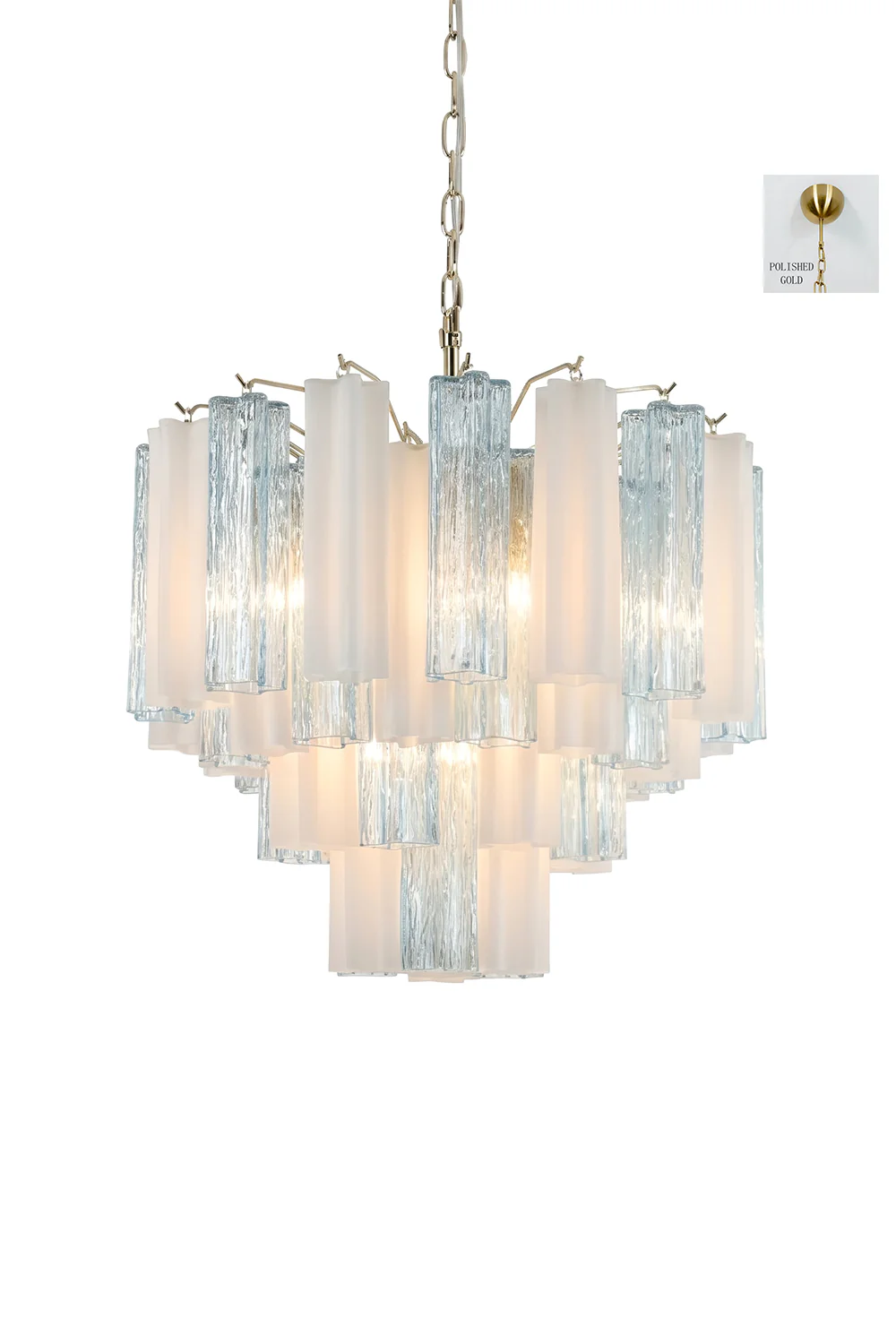 Glacier Ice Glass Chandelier - Image 18