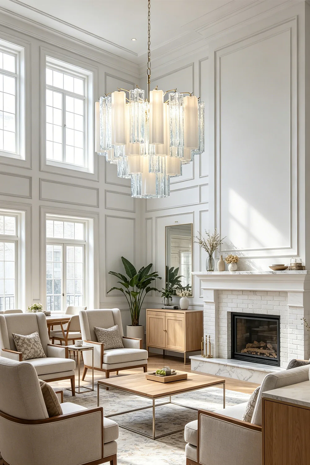 Glacier Ice Glass Chandelier - Image 5