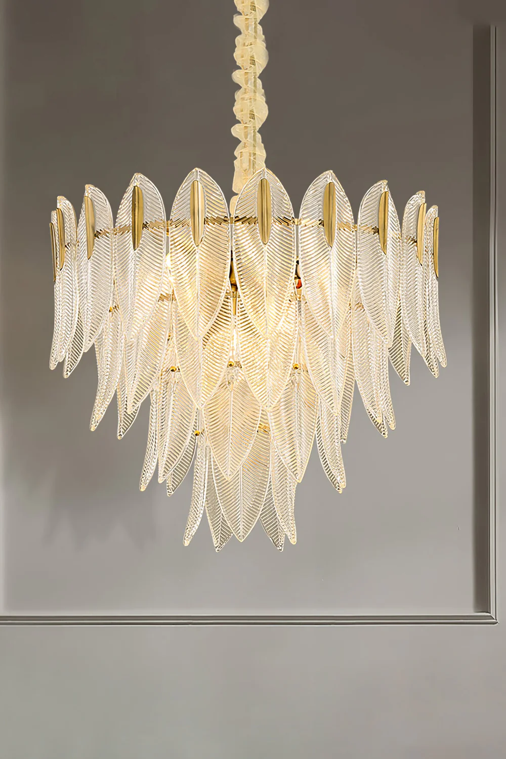 Glass Feathers Chandelier - Image 15