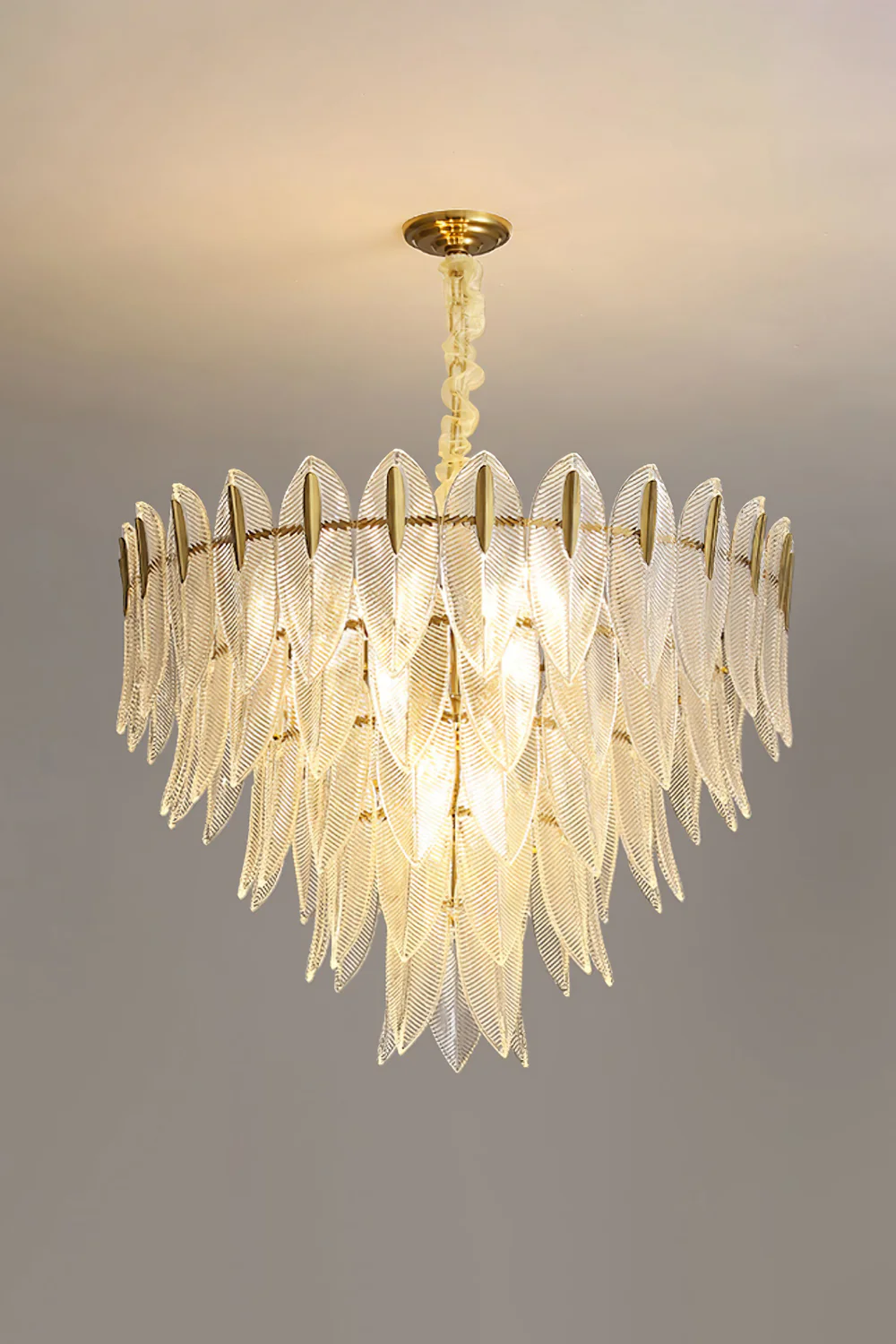 Glass Feathers Chandelier - Image 26