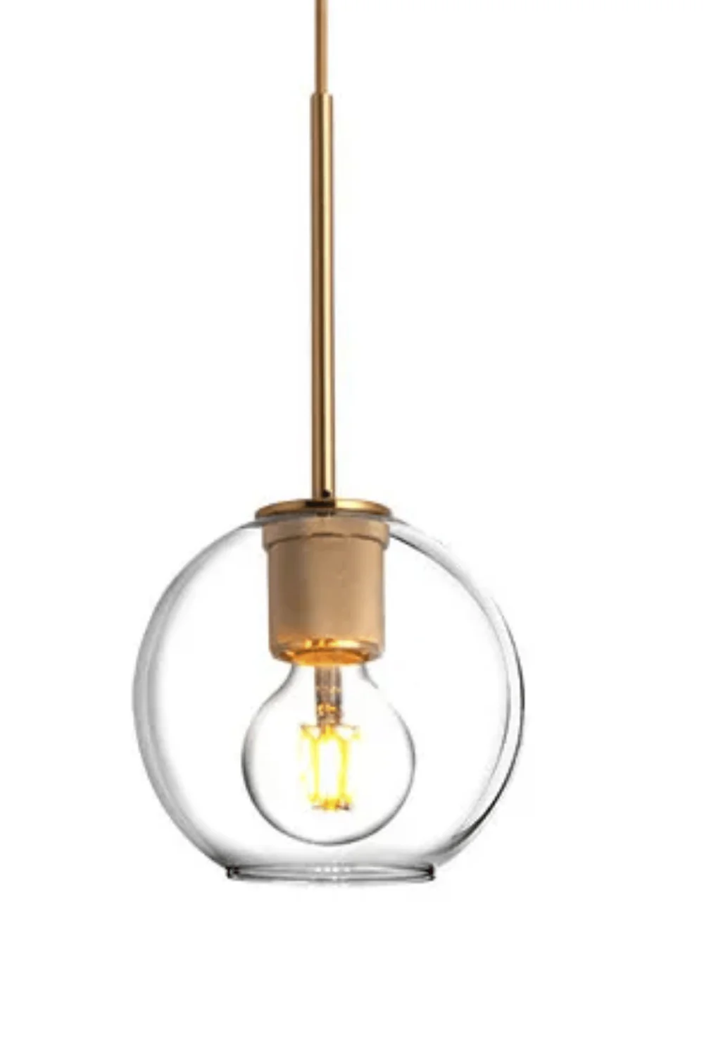 Glass Shaded Pendant Light
