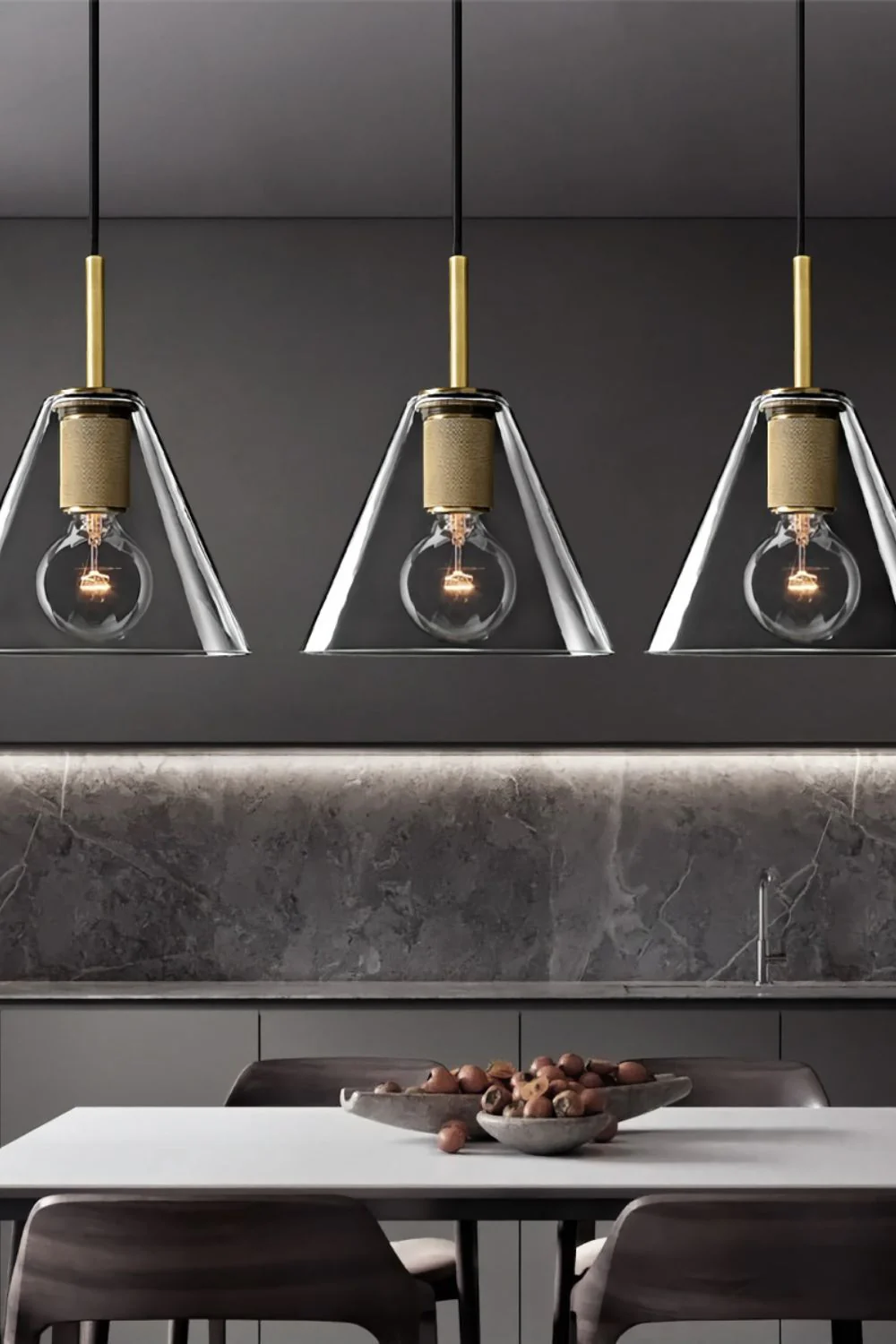 Glass Shaded Pendant Light - Image 6