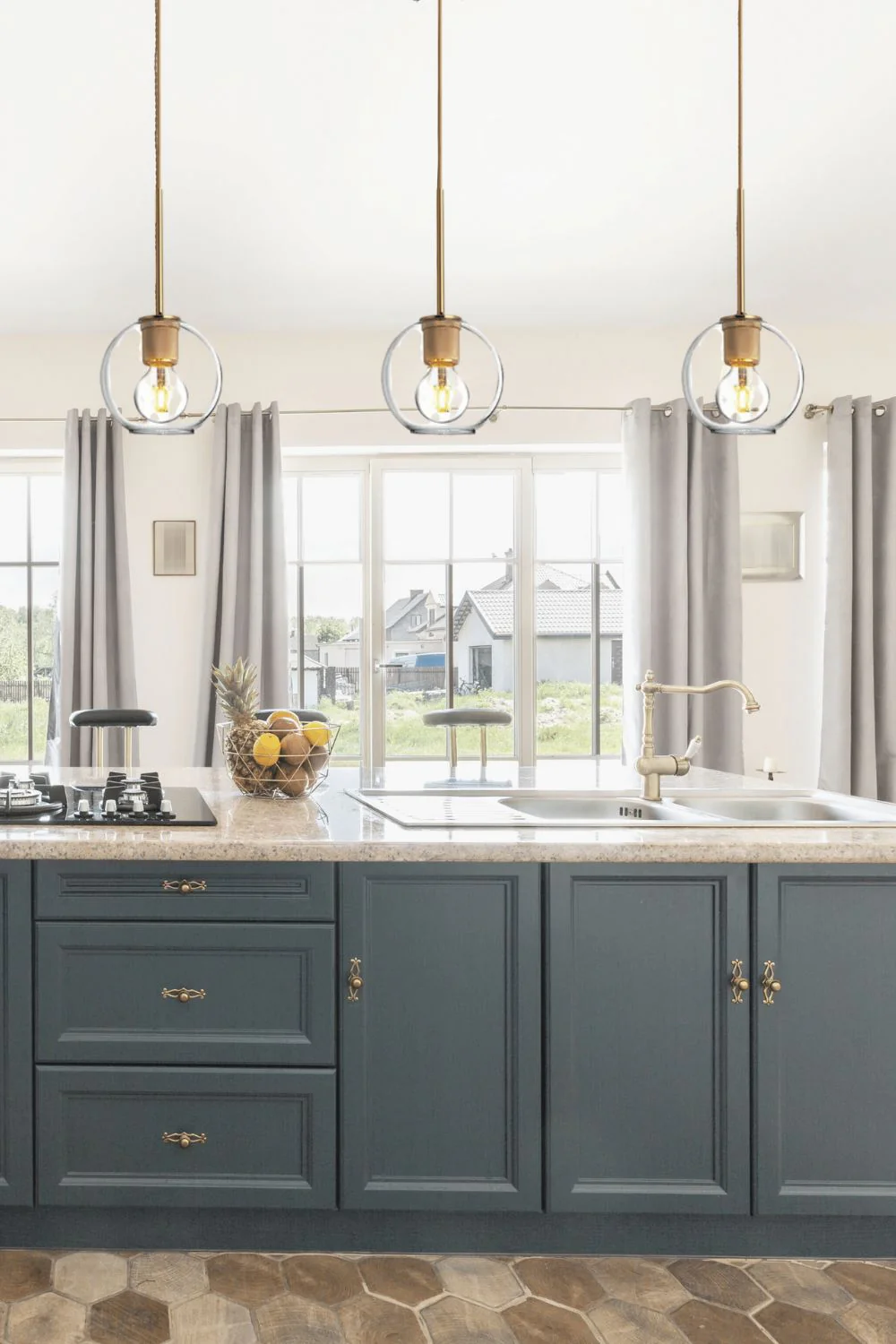 Glass Shaded Pendant Light - Image 8