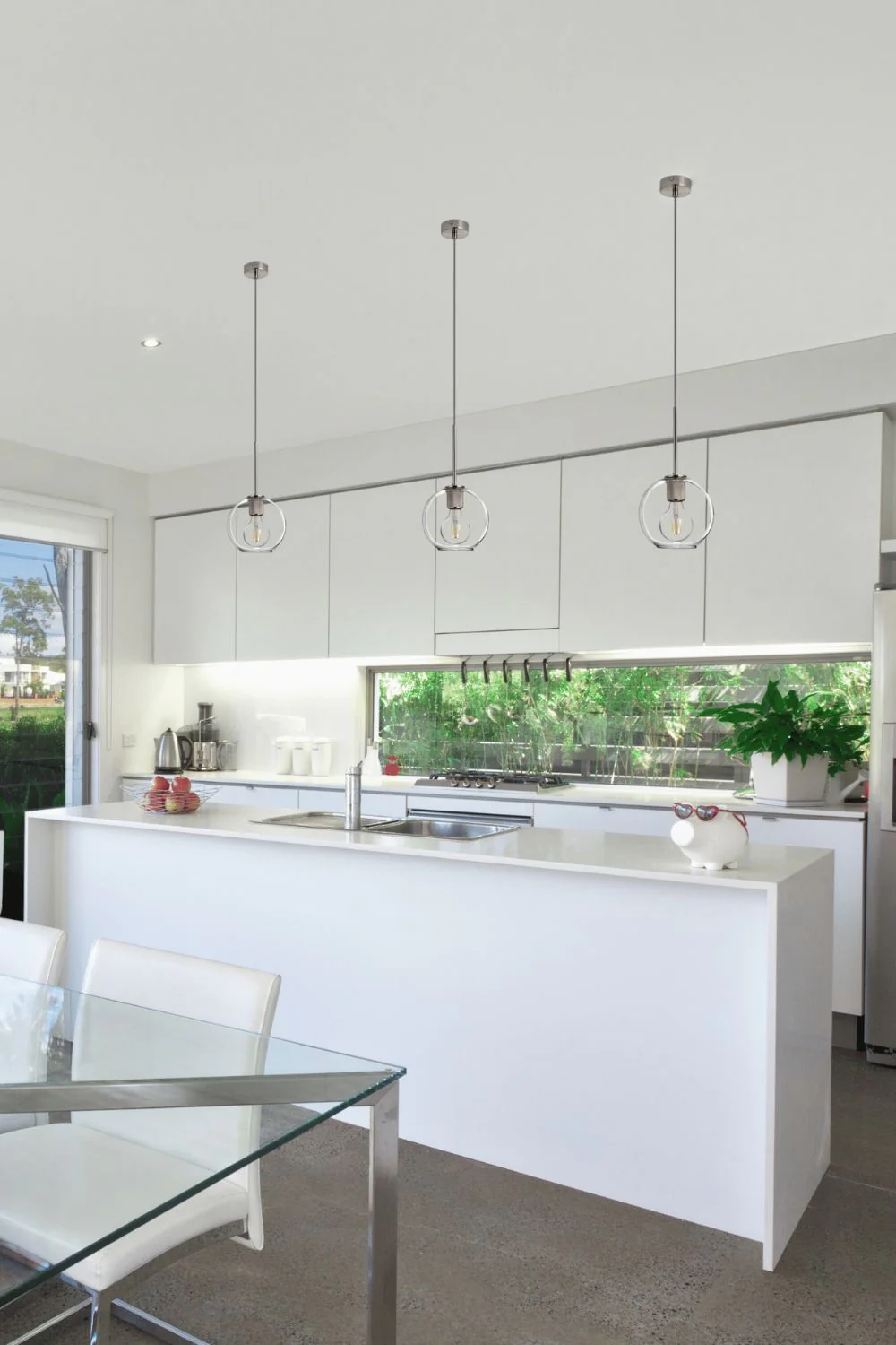 Glass Shaded Pendant Light - Image 9