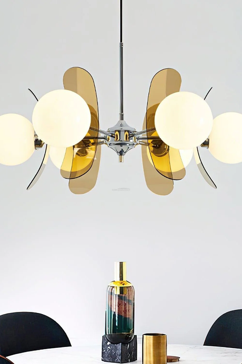 GlowSphere Petal Chandelier - Image 10