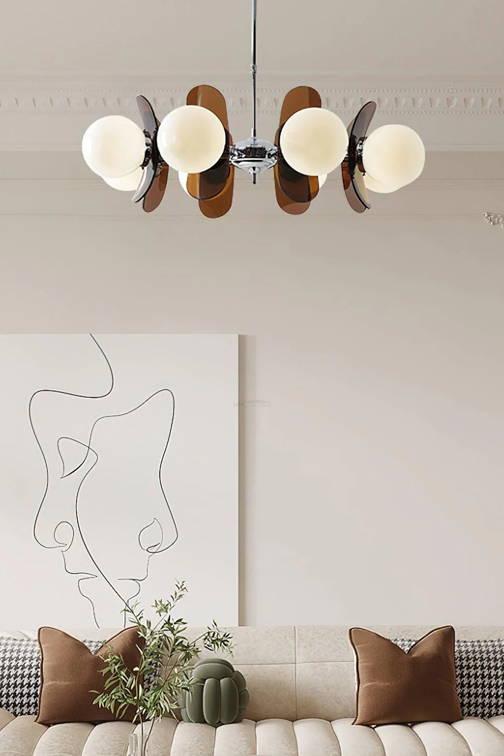 GlowSphere Petal Chandelier - Image 11