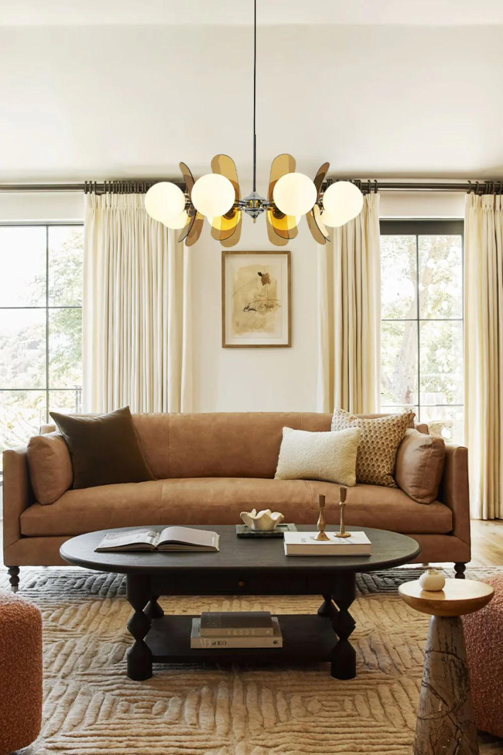 GlowSphere Petal Chandelier - Image 9