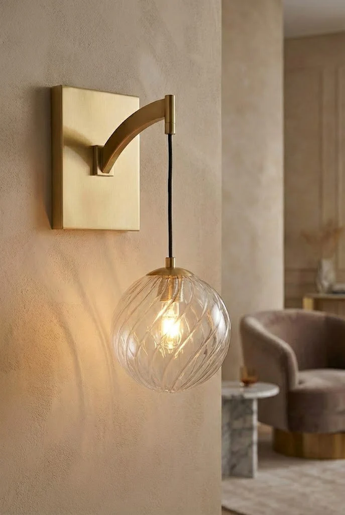 Golden Globe Wall Light - Image 2