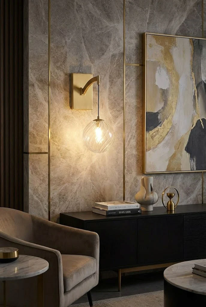 Golden Globe Wall Light - Image 3