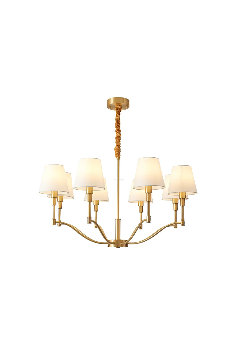 Golden Luxe Mid-Century Chandelier - Image 12