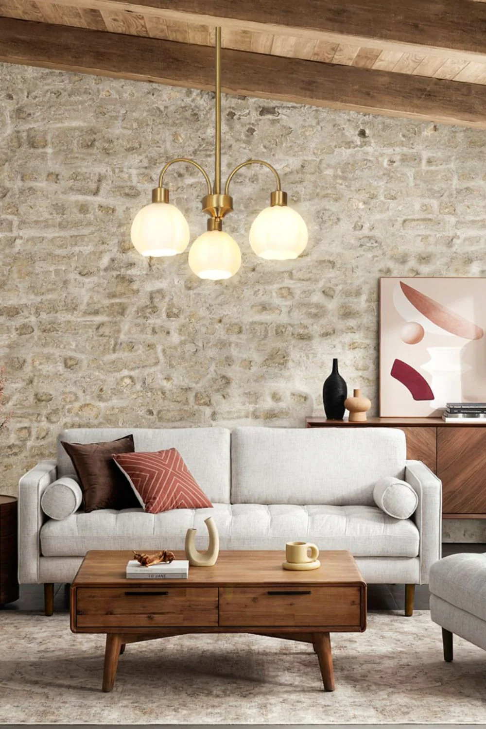 Golden Tulip Pendant Chandelier - Image 7