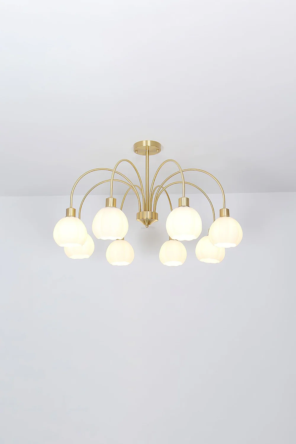 Golden Tulip Pendant Chandelier - Image 8