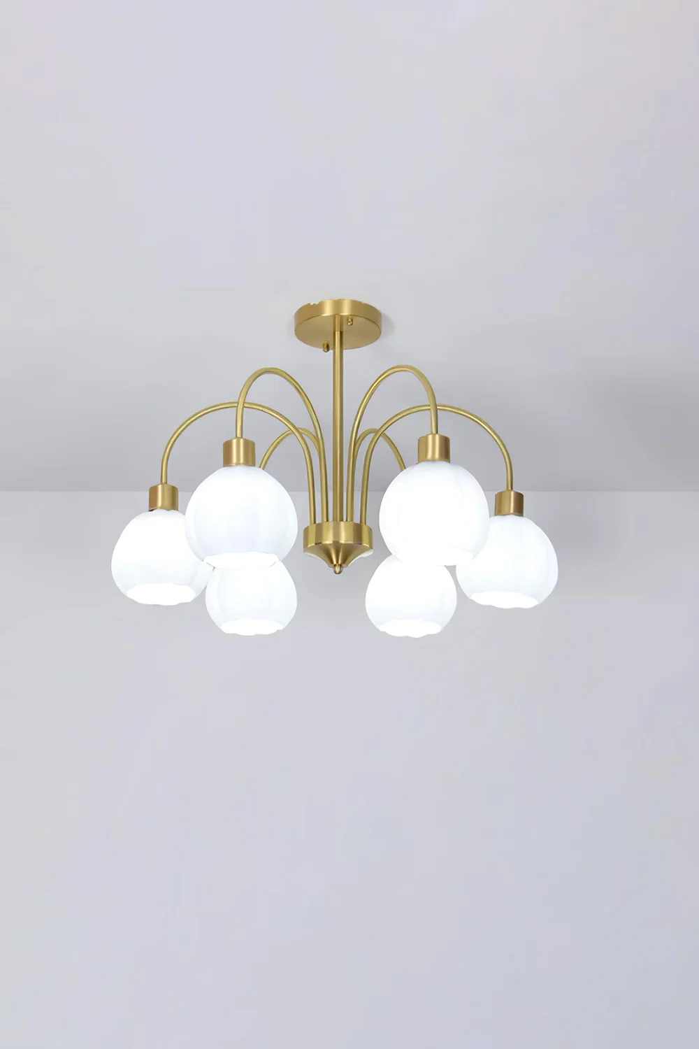 Golden Tulip Pendant Chandelier - Image 9