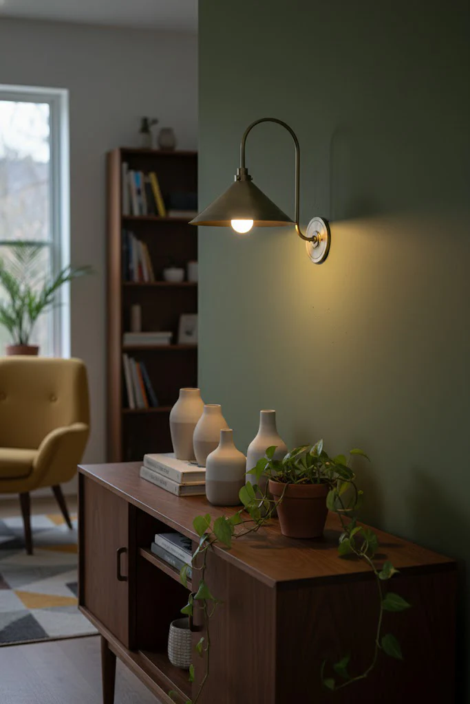 Gooseneck Cone Wall Sconce - Image 4