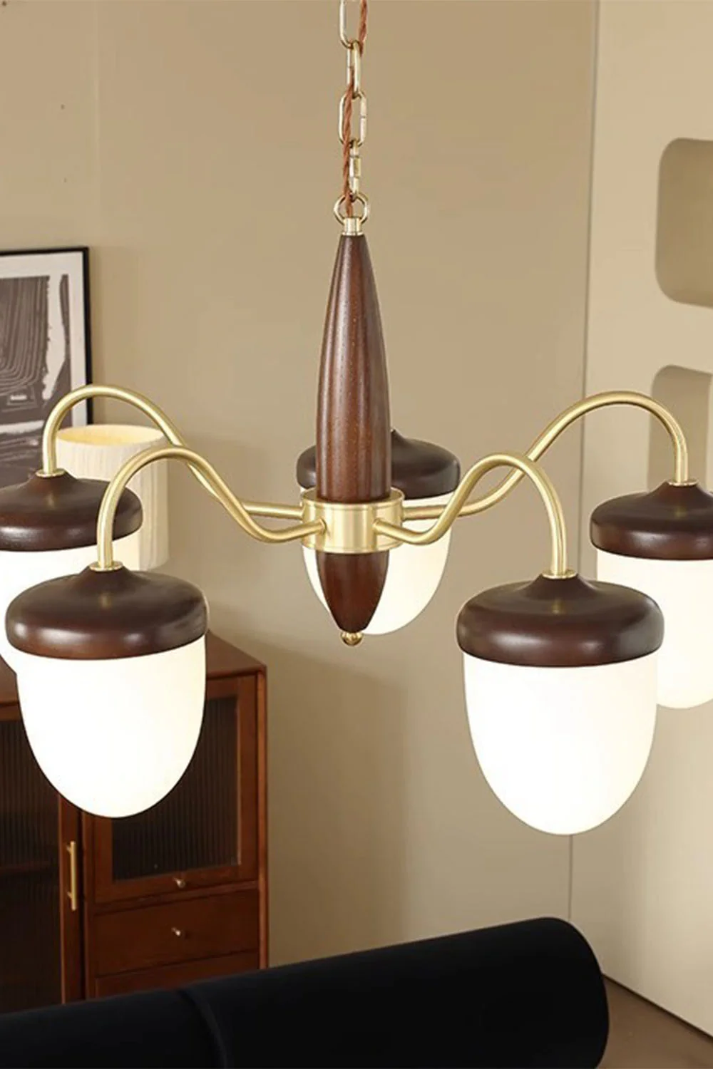 Hazelnut Branch Chandelier - Image 11
