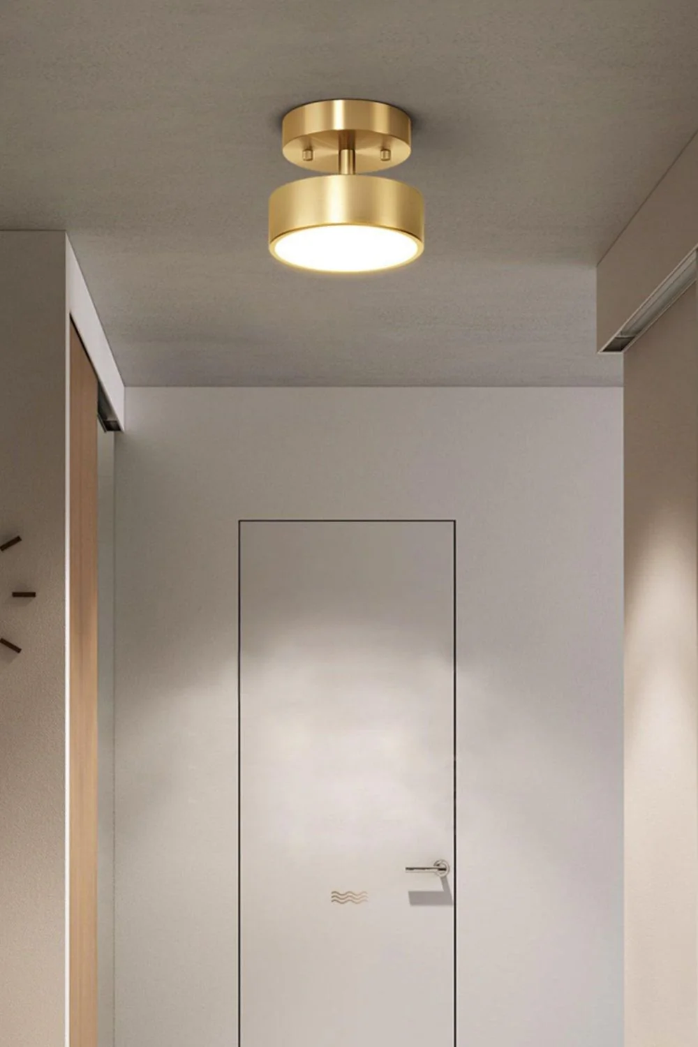 Brass Hero Rotating Ceiling Lamp - Image 12