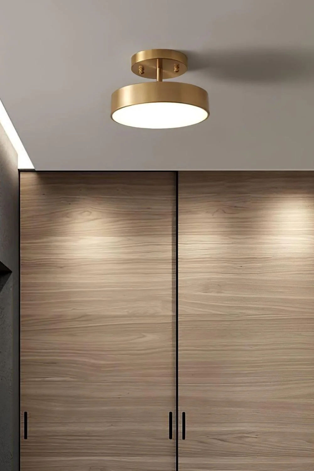 Brass Hero Rotating Ceiling Lamp - Image 8