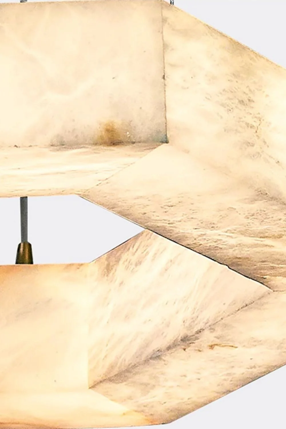 Hexagonal Alabaster Chandelier - Image 17