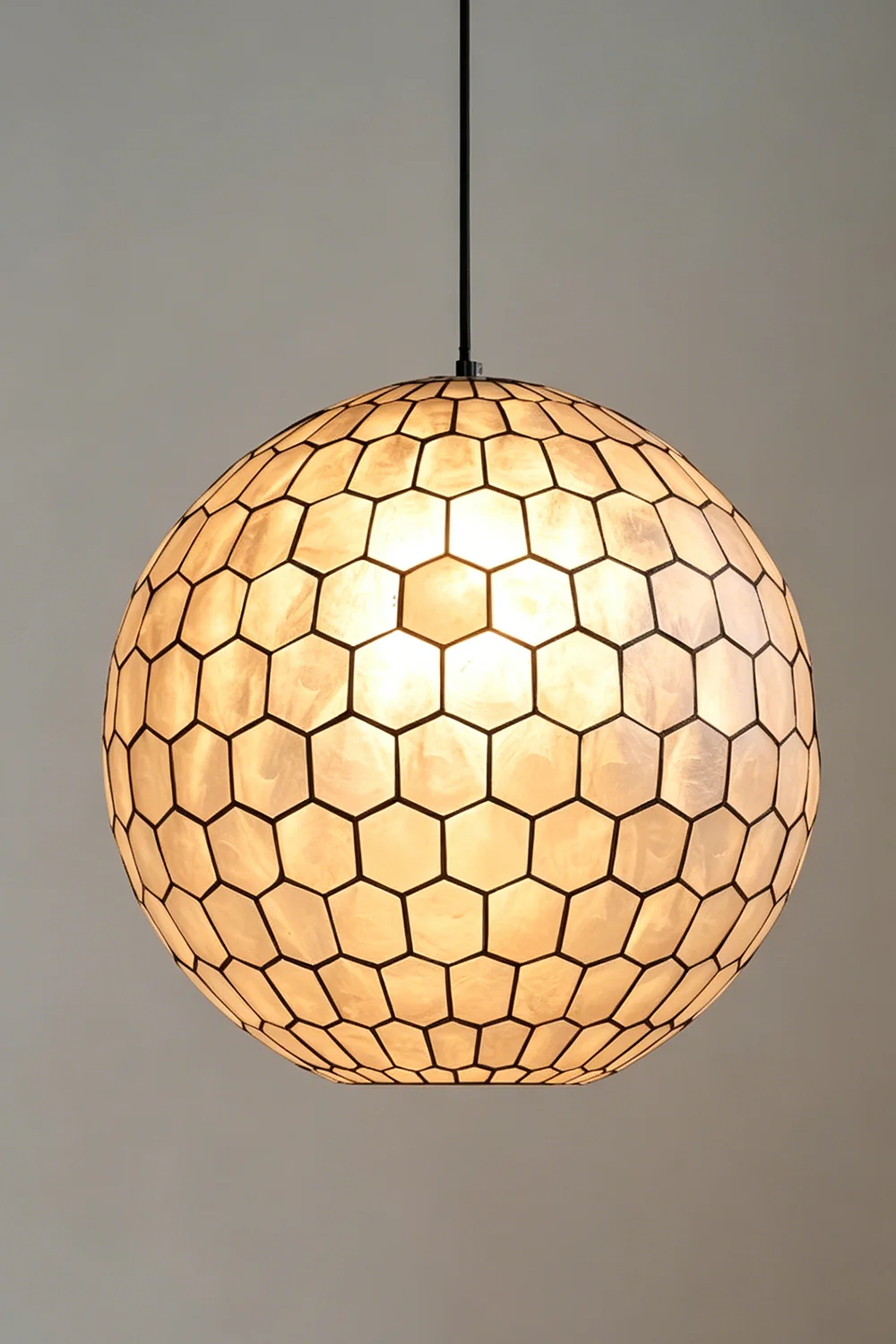 Honeycomb Shell Orb Pendant - Image 9