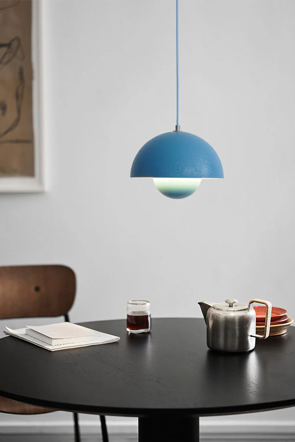 Ice Crack Semi-Circle Pendant Lamp - Image 14