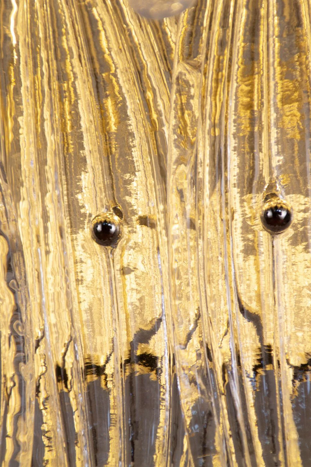Italian Art Glass Palm Leaf Chandelier - Image 11