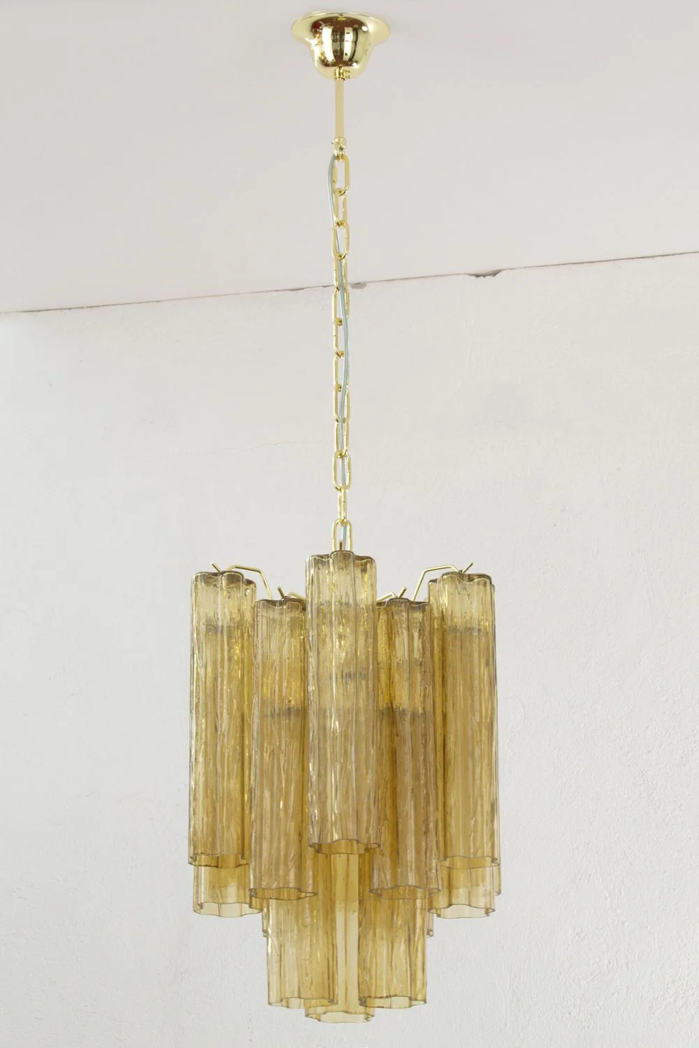 Italian Smoked Art Glass Pendant Light - Image 6