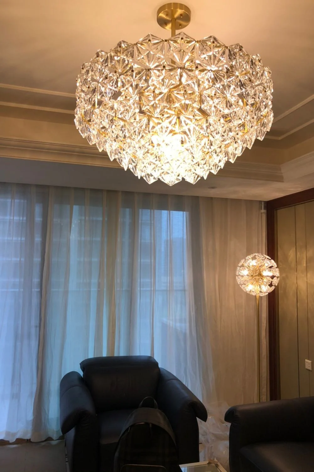 Kinkeldey Crystal Prism Chandelier - Image 11