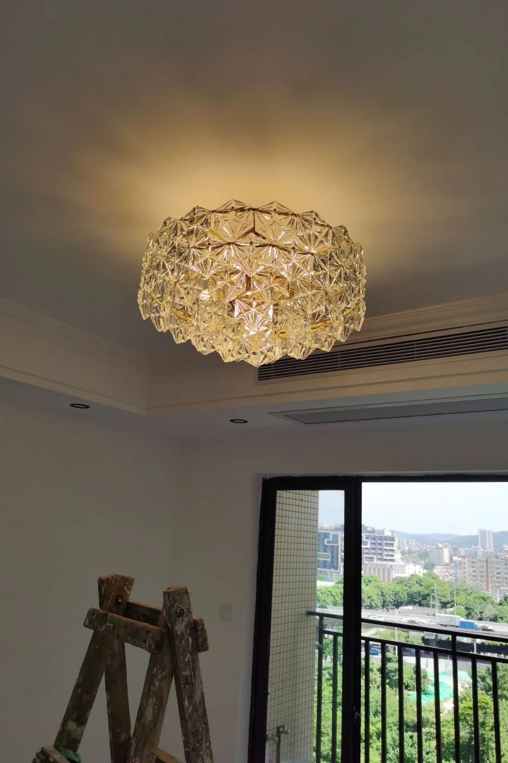 Kinkeldey Crystal Prism Chandelier - Image 15