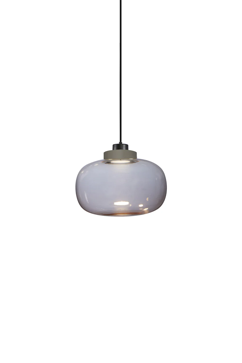 Smoked Glass Legier Pendant Lamp