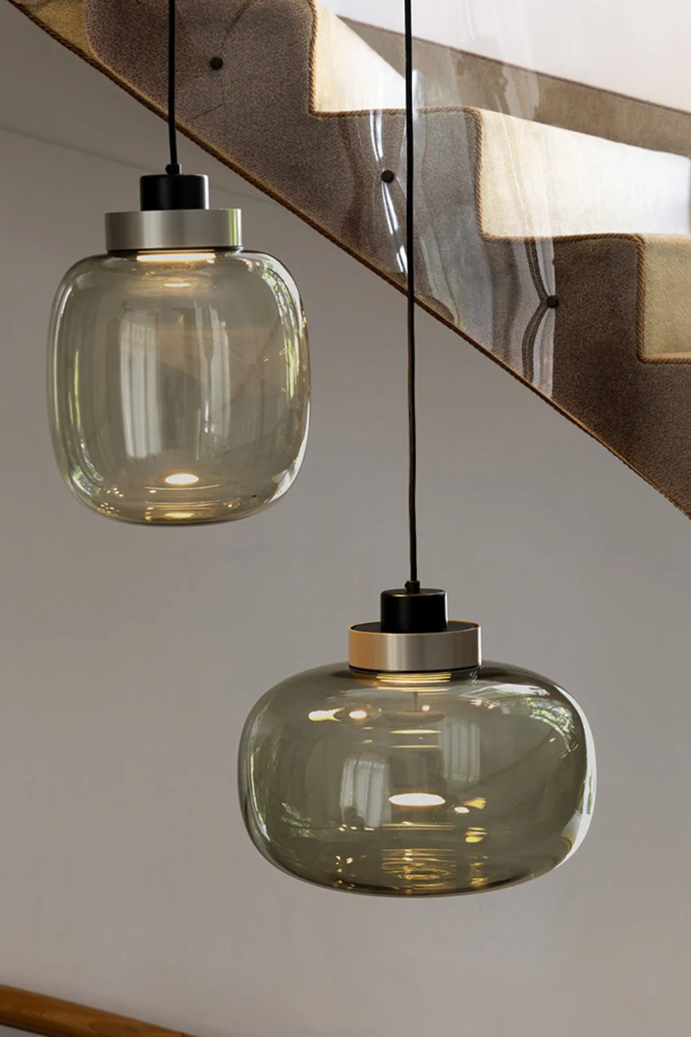 Smoked Glass Legier Pendant Lamp - Image 4