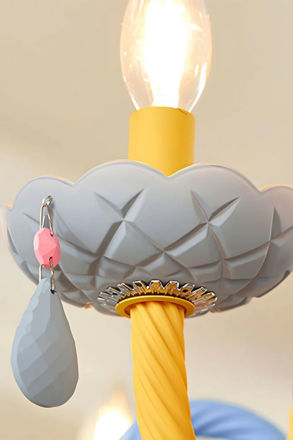Macaron Children's Candle Chandelier - Image 15