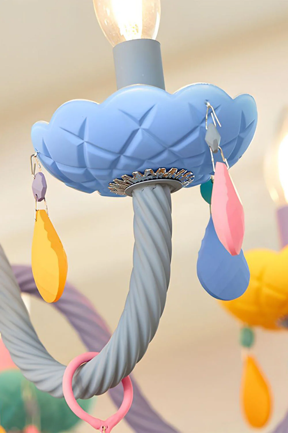 Macaron Children's Candle Chandelier - Image 16