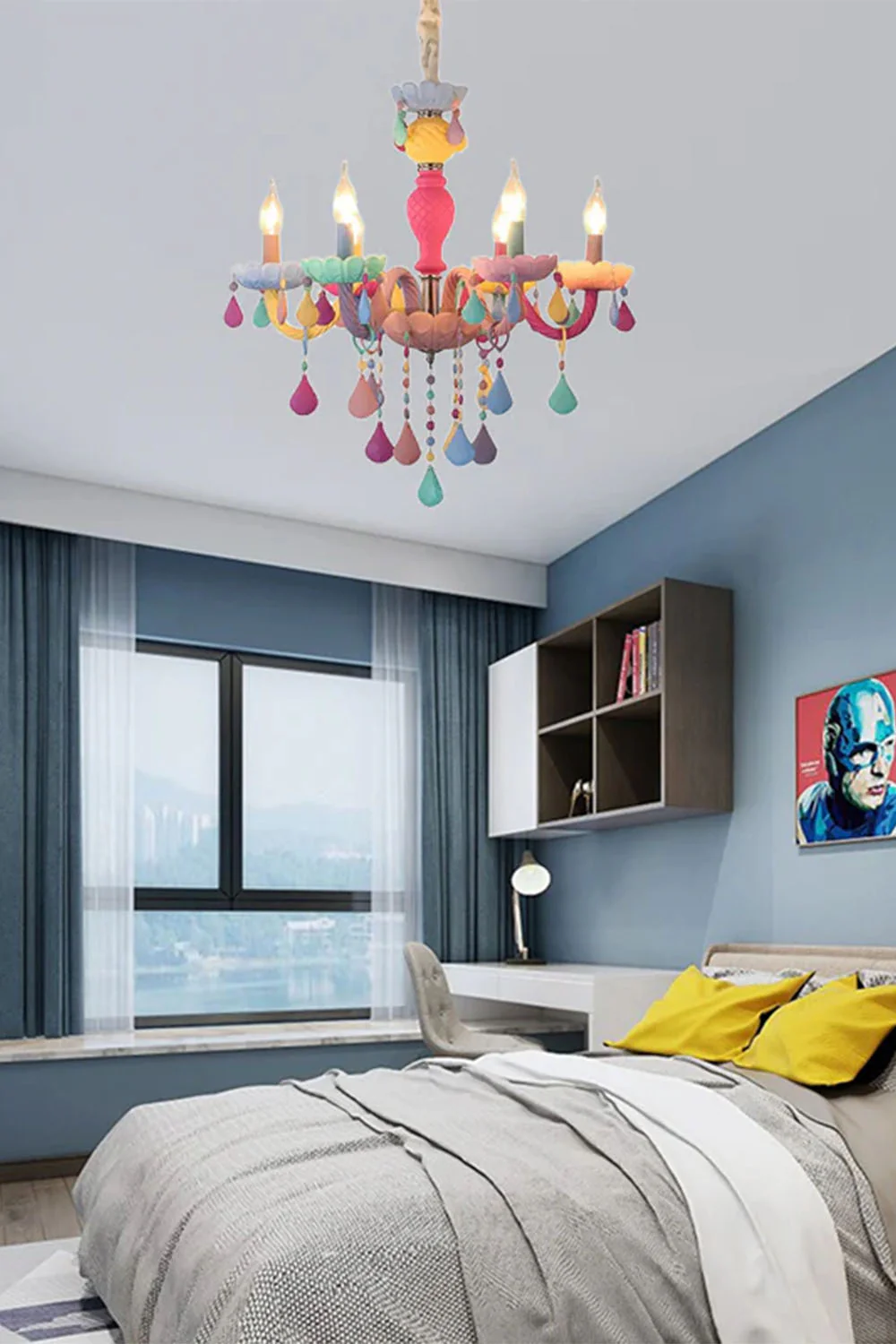 Macaron Children's Candle Chandelier - Image 5